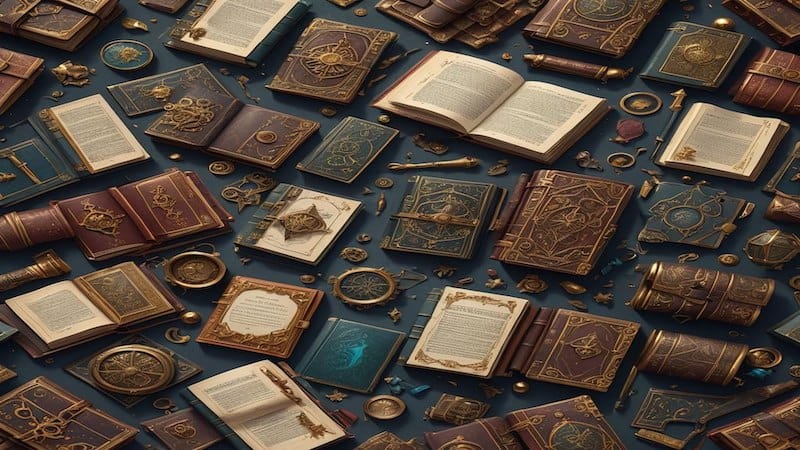 Libros y cuadernos con lapiz