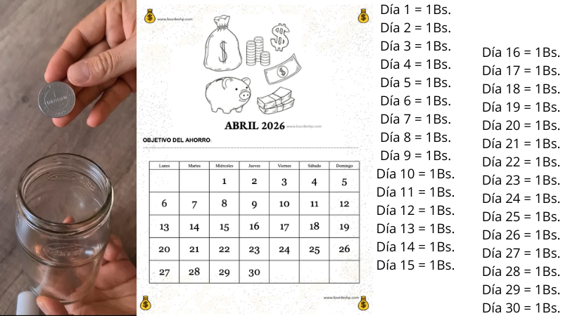 Reto de Ahorro de 30 días
